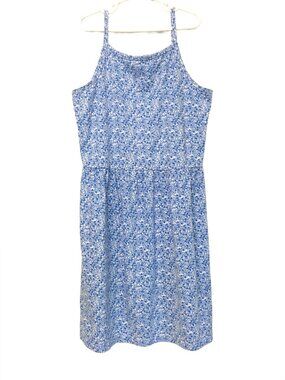 Carters Kids Girl's Blue Floral Sun Dress Size 14